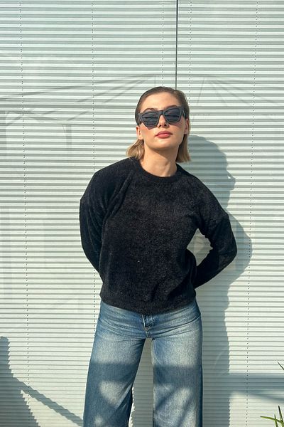 ModaPlaza Pulover pentru femei casual cu barbă - 5629