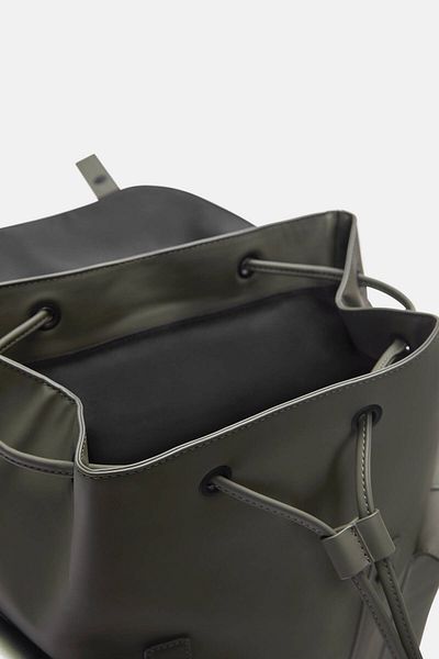 Pull & Bear Multi-Pocket and Coated Backpack