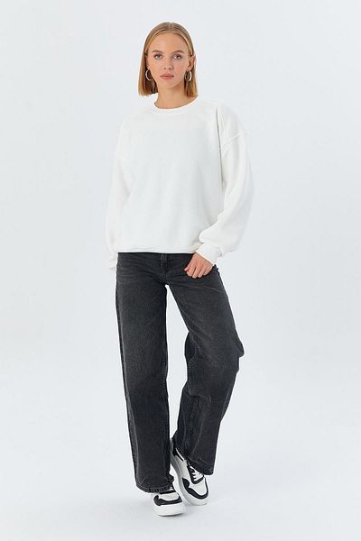 Shopping Shop Hanorac oversize de culoare ecru