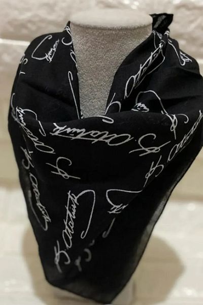 tarzınısec Φουλάρι με σχέδιο Estacraft Ataturk Bandana