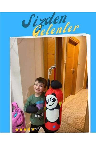 TOPRAK SPORT 2-6 Years Old Children's Boxing Bag - with Gloves Gift