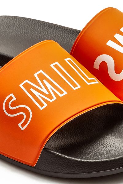 Twigy Ανδρικές παντόφλες Smile Orange 40/45