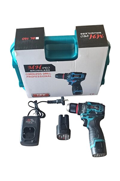 komson Mhpro bl16d kömürsüz motor 16 volt 2Ah Profesyonel Akülü Matkap