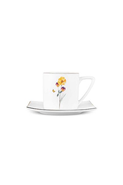 Karaca Valencia 6 Kişilik Kaffee Tasse Seti 120 Ml