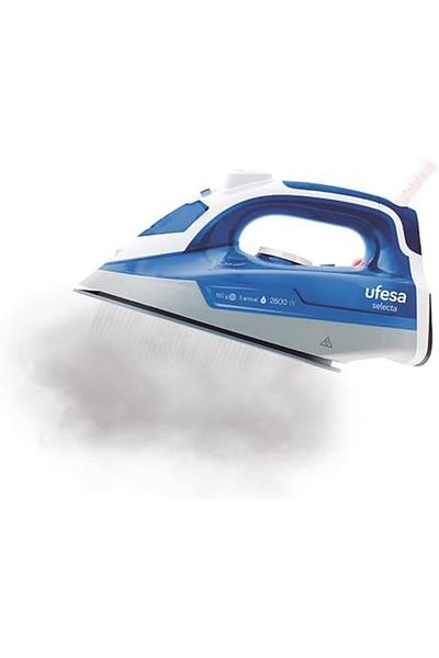 Ufesa Steam Iron 2800W Steam,Variable steam 0-30gr/min.Selfclean- Anticalc cartridge- Anticalc Shot