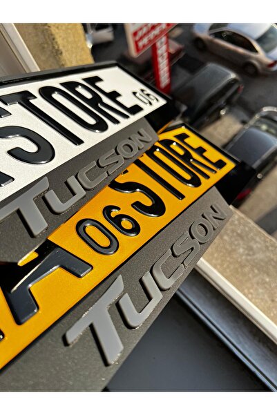 BMASTORE06 HYUNDAİ TUCSON MAT Model Pleksi Plakalık (1Çift,2Adet)