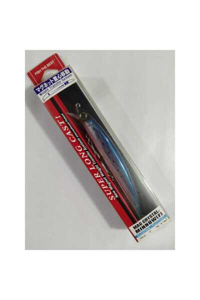YO-ZURİ Yozuri Mag Crystal Minnow Floating F1130 125 Mm 16 Gr Maket Yem - Ciw