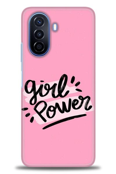 MRCİLETİSİM Tecno Spark 8C Case Hd Printed Case - Girll Power + Full Screen P...