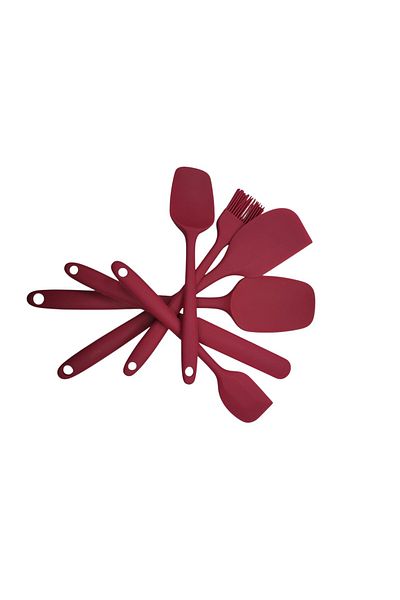 cephome güvenilir alışverişin adresi Set of 6 Fireproof Non-Stick Heat Resistant Kitchen Pastry Silicone Egg Brush Spoon Knife Spatula