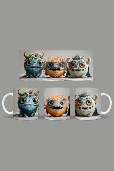 Fizello Cute Baby Monsters - Cute Baby Monsters Mug