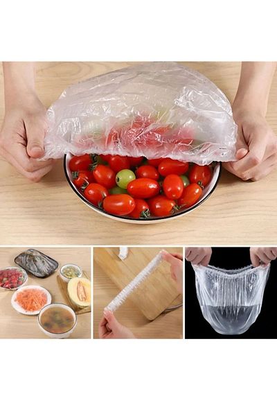 homeneeds 100Pcs Practical Freshness Preserving Multi-Purpose Pots, Lids, Plates and Food Caps