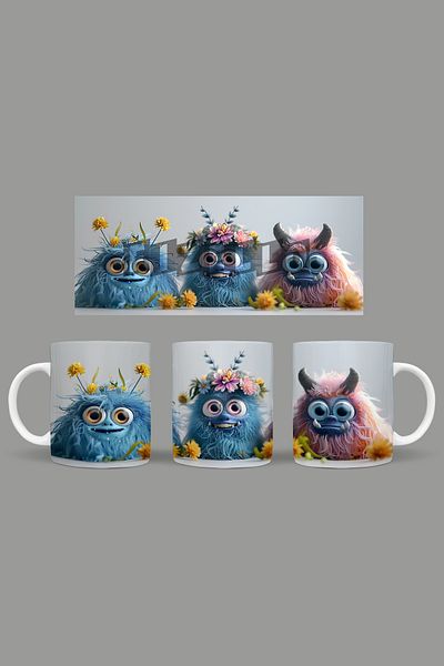 Fizello Cute Baby Monsters - Cute Baby Monsters Mug