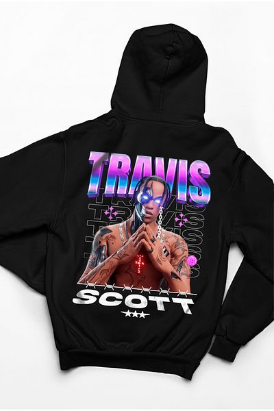 swOzz Hanorac oversize premium unisex cu imprimeu Travis Scott - Jack Cactus