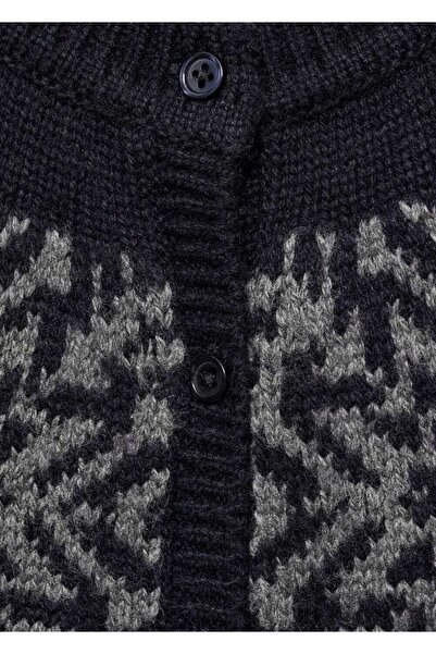 MANGO Baby Buttoned Jacquard Cardigan