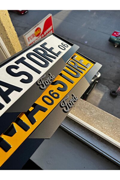 BMASTORE06 FORD MAT Model Uyumlu Pleksi Plakalık (1Çift,2Adet)