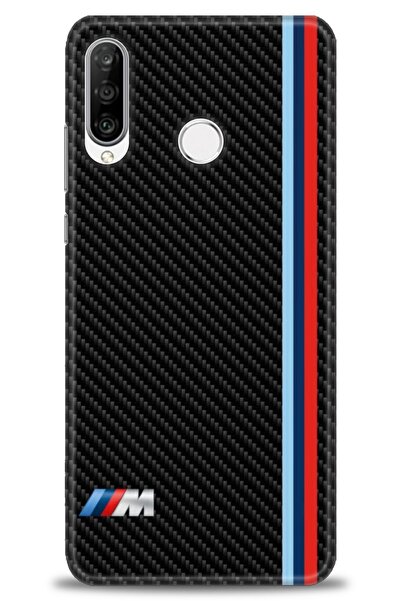 MRCİLETİSİM Huawei P30 Lite Kılıf HD Baskılı Kılıf - BMW- MRC