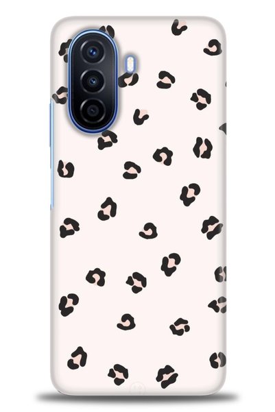 MRCİLETİSİM Tecno Spark 8C Case Hd Printed Case - Coffee Leopard