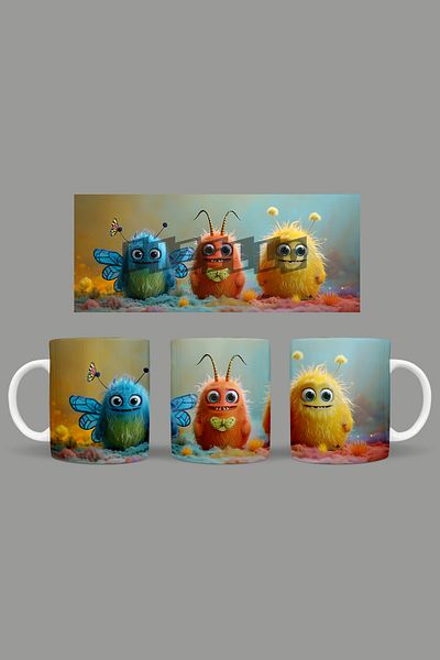 Fizello Cute Baby Monsters - Cute Baby Monsters Mug