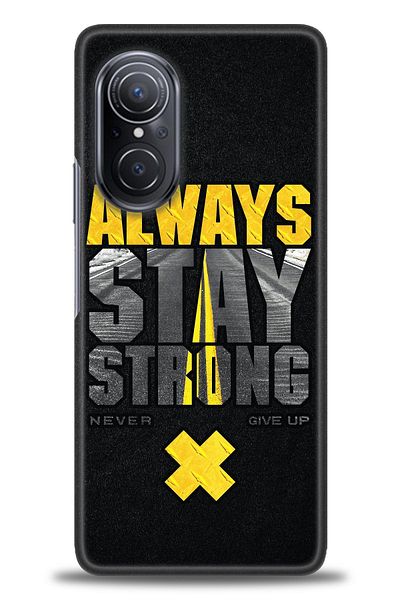 MRCİLETİSİM Oppo Reno 11F 5g Case Hd Printed Case - Stay Strong