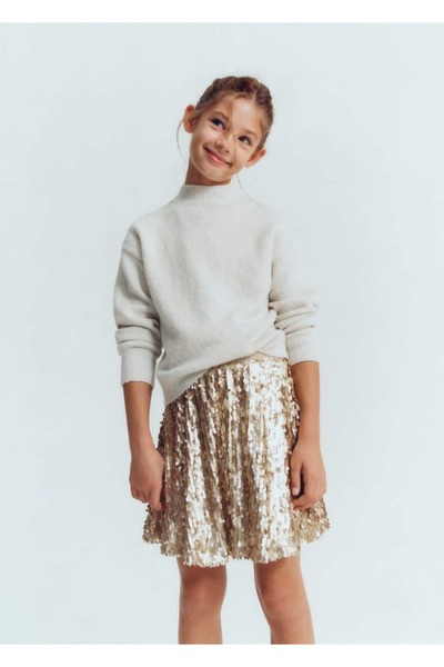 MANGO Kids Perkins yaka triko kazak