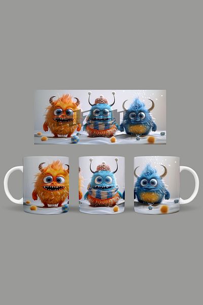 Fizello Cute Baby Monsters - Cute Baby Monsters Mug