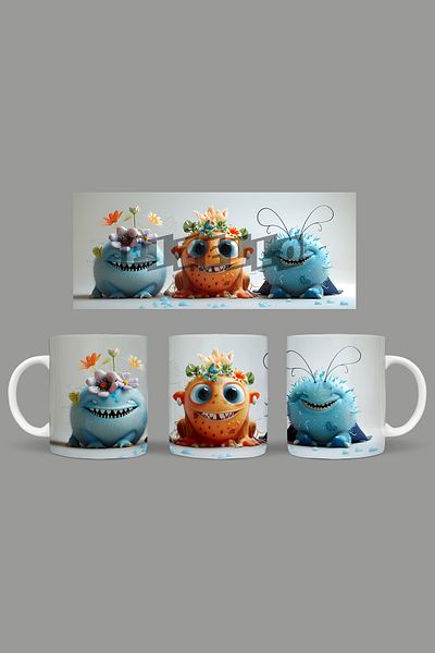 Fizello Cute Baby Monsters - Cute Baby Monsters Mug