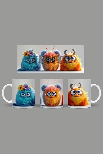 Fizello Cute Baby Monsters - Cute Baby Monsters Mug