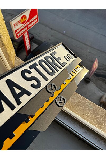 BMASTORE06 MAZDA MAT Model Pleksi Plakalık (1Çift,2Adet)