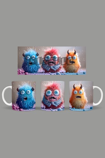 Fizello Cute Baby Monsters - Cute Baby Monsters Mug