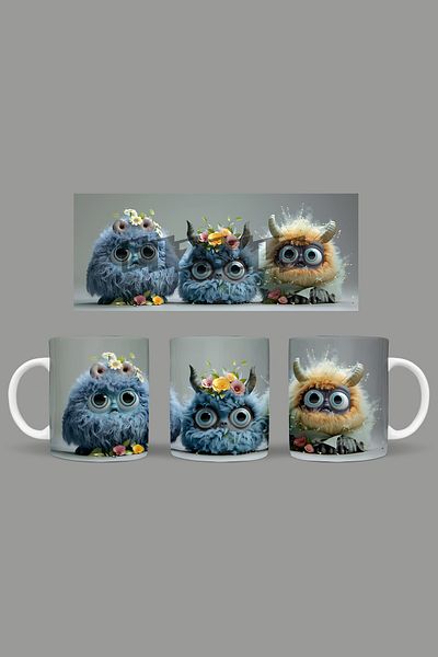 Fizello Cute Baby Monsters - Cute Baby Monsters Mug