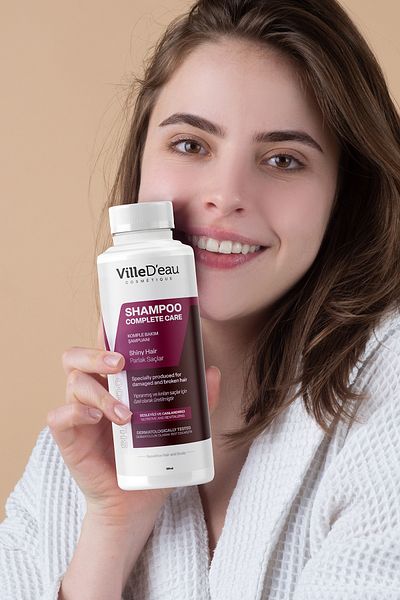 VilleD'eau Complete Care Shampoo Special for Oily Dyed Damaged Hair Shedding 100 ml [Travel Size] Unisex