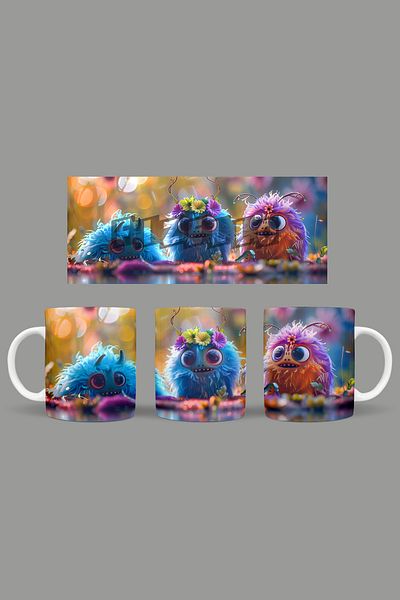 Fizello Cute Baby Monsters - Cute Baby Monsters Mug