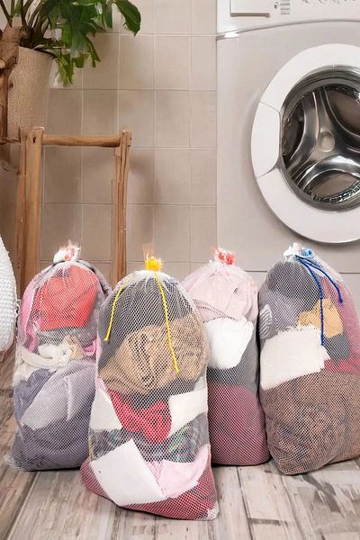 GÜRAY LİFE Colorful Thread Laundry Net 40X60 cm