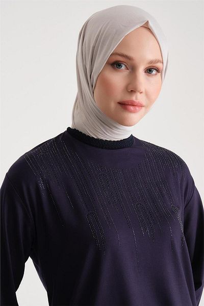 Armine Βαμβακερό χτενισμένο Indigo 24yd9013 - Άνετη εφαρμογή
