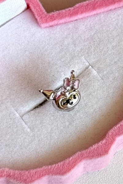 CERENY.CO Kuromi Piercing / Tekli Küpe 316L Çelik