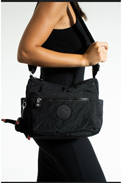 eflanmoda γυναικεία τσάντα ώμου από εισαγόμενο αδιάβροχο ύφασμα