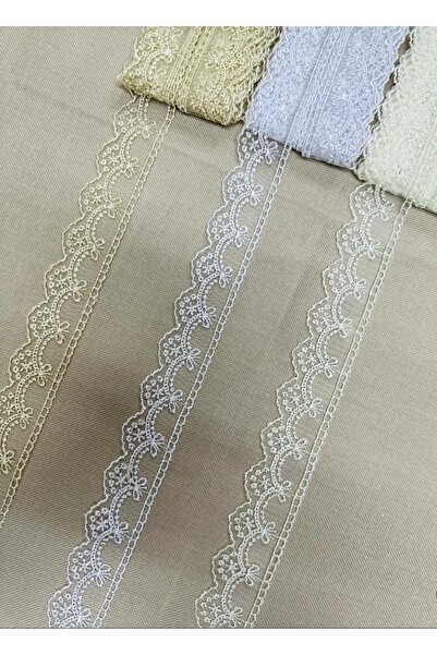 Butik Güpür ince desen piyasa model havlu masa örtüsü kenarı 9 metre top imza...