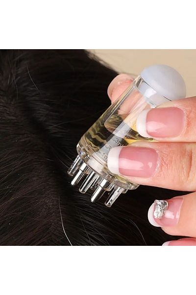 Generic Portable Scalp Practice Comb - Essential Oil and Massage Tool