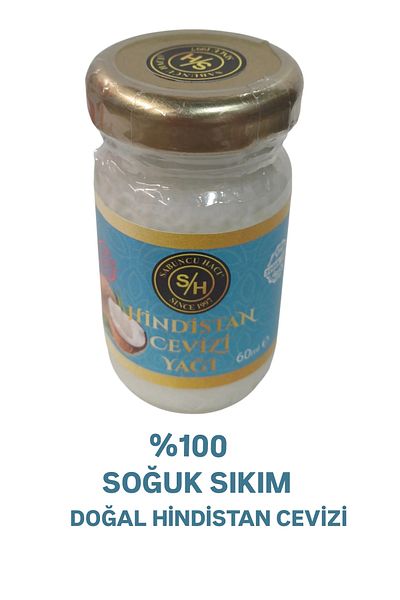 Sabuncu Hacı Coconut Oil 100% Natural Cold Pressed 60 ml
