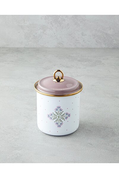 English Home 1L Pink Retro Pink Enamel Spice Bowl