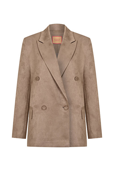 Whenever Company Vizon Elegance Scuba Süet Oversize Vatkalı İçi Astarlı Krep ...