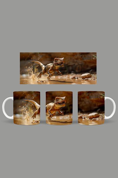 Fizello Cute Dinosaurs - Cute Dinosaur Themed Mug