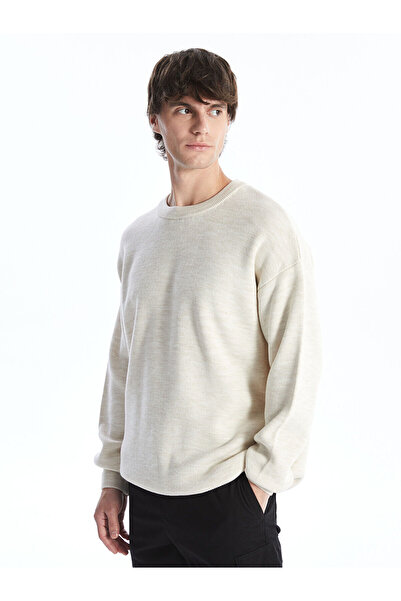 LC Waikiki Pulover pentru bărbați cu mânecă lungă cu guler rotund