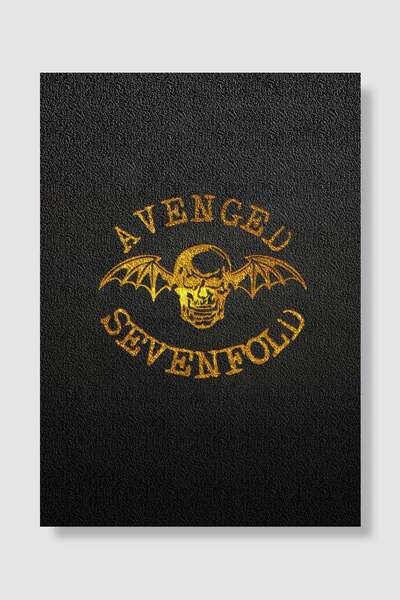 kubdekor Avenged Sevenfold Logo Müzik Poster Çerçevesiz Yüksek Kalite Müzik A...