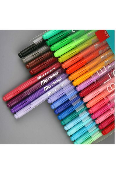Dong-A Donga My Color 36 Colors 2 Double Sided Felt Pen