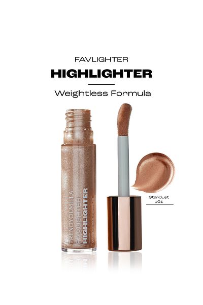 Trendyolmilla Beauty Mit Kokosnussöl feuchtigkeitsspendender, leuchtender, flüssiger Aufheller Stardust-101 TKZAW25YD00000