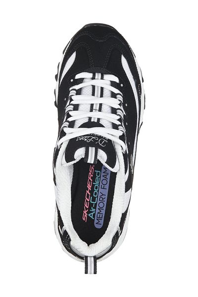 SKECHERS D'LITES-BİGGEST FAN Schwarze Damen-Sneaker - 11930 BKW
