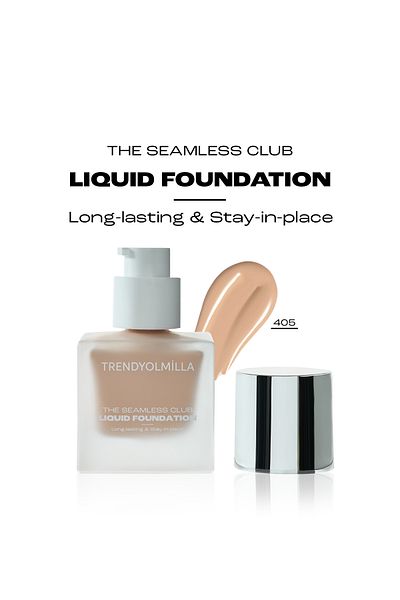 Trendyolmilla Beauty Feuchtigkeitsspendende Satin-Finish durch Traubenkernöl SPF 35 Liquid Foundation 405 TKZAW25FN00000