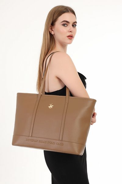 Beverly Hills Polo Club حقيبة كتف نسائية تان 05BHPC111