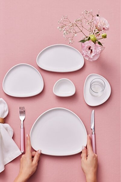 Karaca Forever Bone Miranda 26 Parça 6 Kişilik Kahvaltı Takımı